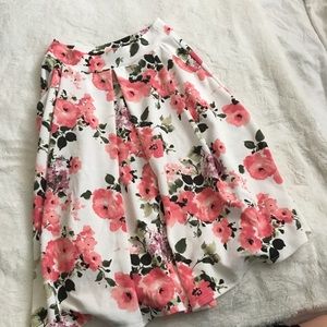 Floral Midi Skirt